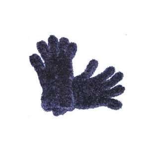  Magic Scarf Fuzzy Winter Gloves Navy Blue 