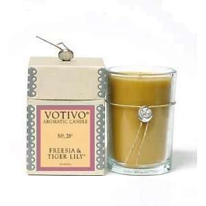  Votivo Aromatic Candle   Freesia & Tiger Lily: Beauty