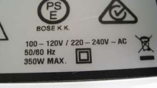 Bose Lifestyle Subwoofer PS28 III Black Mint Dual Voltage 100 240 