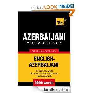    Azerbaijani   9000 Words Andrey Taranov  Kindle Store