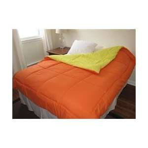   Orange/Yellow Reversible College Comforter   Twin XL: Home & Kitchen