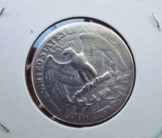 1944 Washington Quarter US 25 Cent Coin Silver  