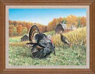 Jim Kasper framed Wild Turkey Canvas  