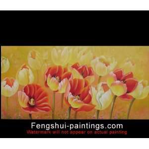 : Flower Paintings, Oil Painting Abstract, Flower Painting Canvas Art 