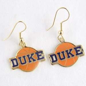  Duke Blue Devils Logo Wire Earrings