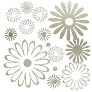  Mirrored Wall Stickers   Gerber Daisies: Home & Kitchen