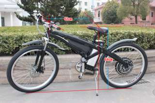 ELECTRIC MOTORIZED BICYCLE! 1000W Electric Bike+10Ah Li ion Anti Theft 