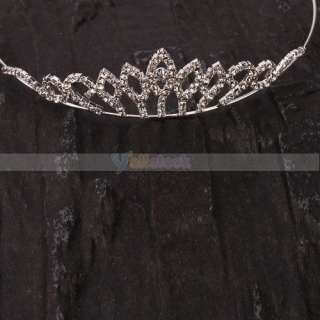 28 x 1.26inch Elegant Rhinestone tiara Crown Headband  
