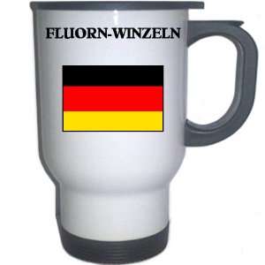  Germany   FLUORN WINZELN White Stainless Steel Mug 