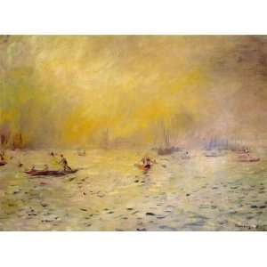 Oil Painting: View of Venice: Pierre Auguste Renoir Hand Painted Art