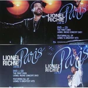    Live In Paris   Two Sided Poster   New   Rare   Lionel Brockman 