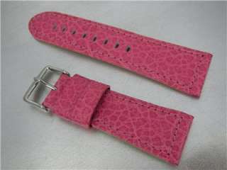 GENUINE CALFSKIN LEATHER WATCH BAND 26MM PINK  