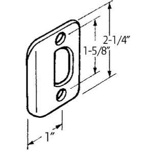   Full Lip Strike Plate from the B Collection Q001 048