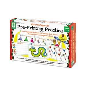  Write On/Wipe Off Pre Printing Practice Activity Set, Ages 