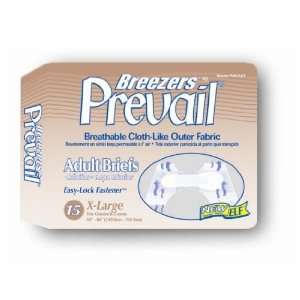 Breezers by Prevail Adult Diapers (Size X Large (Bag of 15 