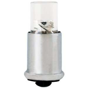 White 6V 28V T1.75 Midget Flanged Base Miniature LED Bulb (T1.75MF/WH 