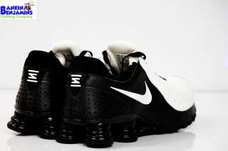 New Nike Shox Turbo+ 10 Running Shoes White Black Rare Air Max 360 SL 