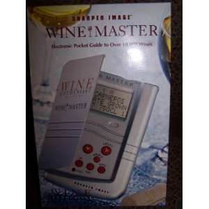  Sharper Image Wine Master Electronic Pocket Guide to Over 
