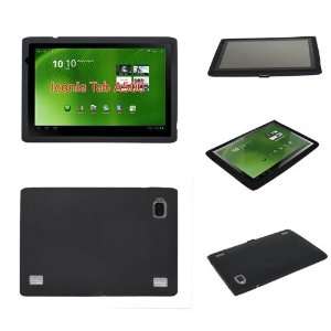   Skque Black Silicone Skin Case For Acer Iconia Tab A500 Electronics