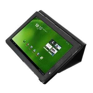 Polyurethane Leather Stand Case Folio Cover for Acera Iconia Tab A500 