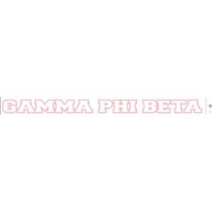  Gamma Phi Beta Long Window Decals Stickers: Everything 