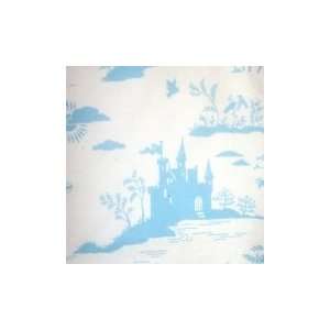  The Blankie in Powder Blue Toile Flannel: Baby