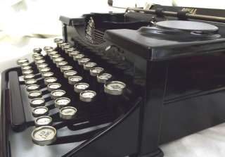   Portable 2nd Model Typewriter Writing Machine of 1941 & Case  