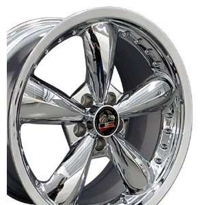  Bullitt Style Deep Dish Wheels with Rivets Fits Mustang (R 