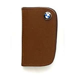  BMW Genuine Brown Leather Key Case OEM Automotive