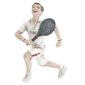  Personalized Tennis Boy Christmas Ornament: Home & Kitchen