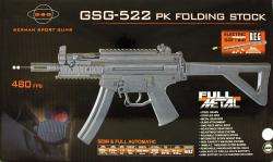  GSG 522 PK RIS FOLDING STOCK MP5 Airsoft Submachine Gun METAL 480fps