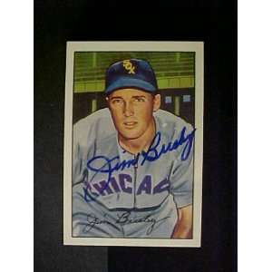  Jim Busby Chicago White Sox #68 1952 Bowman Reprint Signed 