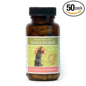  Bushmans Wild Foods Hoodia Gordonii, Raw, Organic (90 Veg 