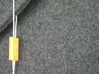 NEW NWT Mens TALLIA Solid Gray Wool Peacoat Jacket XXL  