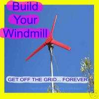 BUILD WINDMILL WIND TURBINE DIY= FREE ENERGY FOREVER,  