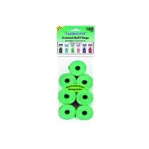  5star Cored Scented Dog Walking Poop Bags Green 105 Count 