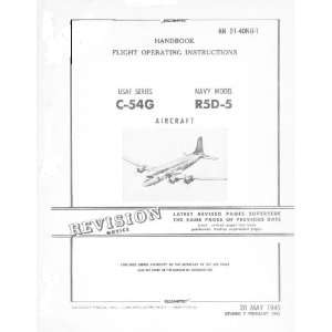   Douglas C 54 R5D Aircraft Operating Manual Mc Donnell Douglas Books