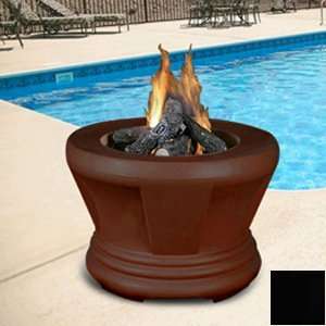    Cardiff   Black   Fire Pit   Gas Logs   LP Gas: Sports & Outdoors