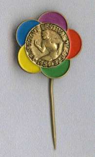 Rare Czechoslovakia communist sports pin badge  