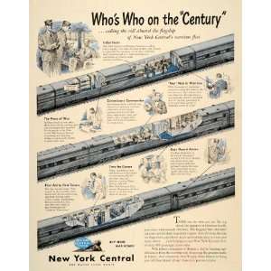   Ad Railroad New York Central Water Level Route Art   Original Print Ad