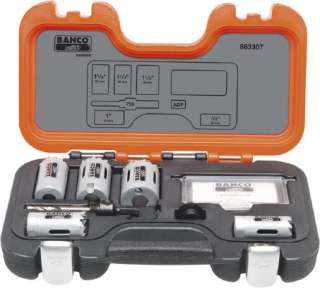 Piece Carbide Tipped Holesaw Set. For the professional who works 