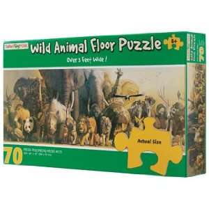  Safari LTD Wild Animal Panoramic Puzzle 70 pc Toys 