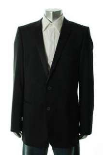 Hugo Boss Mens Suit Jacket Black Wool 44  