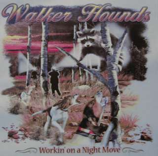 ALL AMERICAN WALKER HOUNDS COON WORKIN ON THE SHIRT  