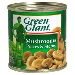Green Giant Mushrooms Pieces & Stems 4 oz:  Grocery 