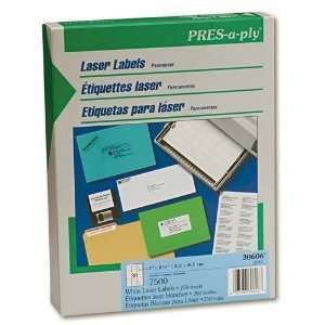   Laser Labels, Address, 1x2 5/8, 1500/BX, Clear: Office Products