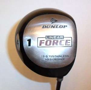 Dunlop Linear Force Golf Driver 350cc RH 10.5* Graphite  