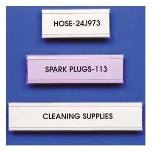  Label Holder, C Design, 1 X 4, Self Adheres