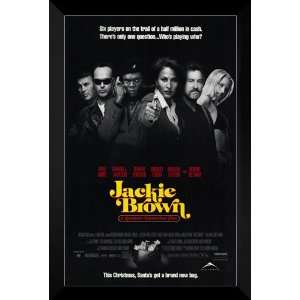  Jackie Brown FRAMED 27x40 Movie Poster Robert De Niro 