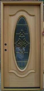 Solid Wood Front Entry Door Pick Your Style & Color 3 0  